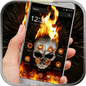 Flaming Skull&amp;Fire Cranial icon
