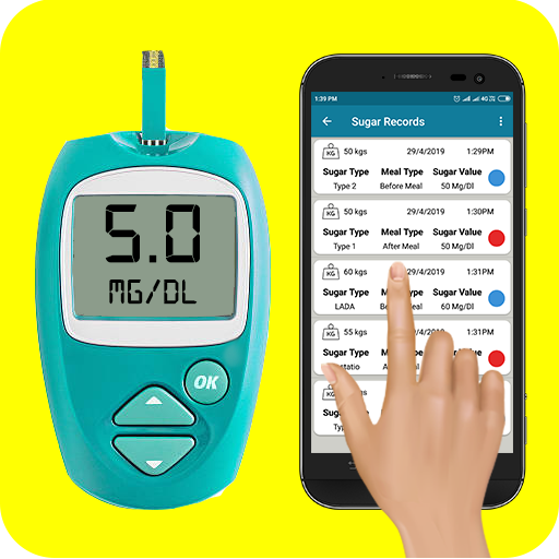 Sugar Test by Finger Reports icon