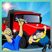 Truck Repair &amp; Wash Garage Monster truck simulator icon