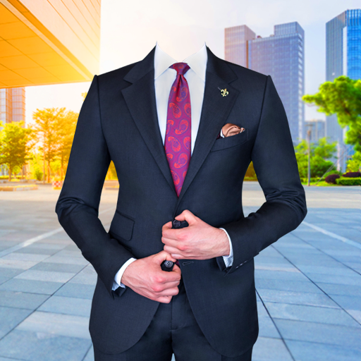 Business Man Photo Suit icon