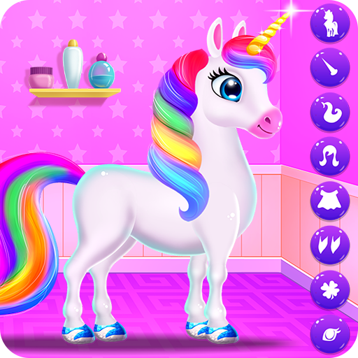 Rainbow Baby Unicorn - My Favorite Pet icon