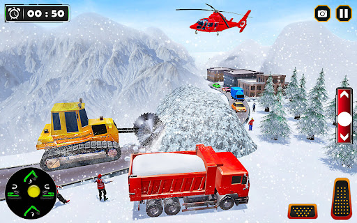 Snow Road Crane Simulator 3D screenshot 8
