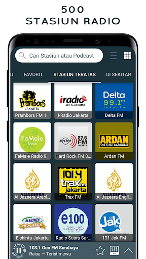 Radio Streaming Indonesia screenshot 1