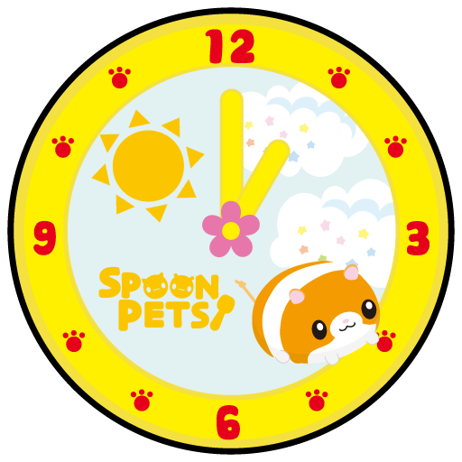 Spoon Pets -Clock- Free icon