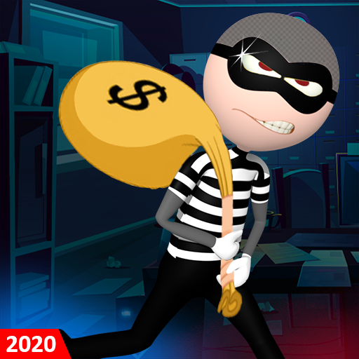 Tiny stickman thief crime simulator 2019 icon