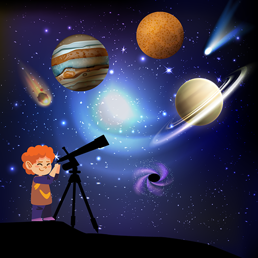 Nine Planets, Solar System, star, Space Facts kids icon