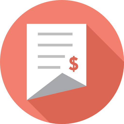 Sale notes icon
