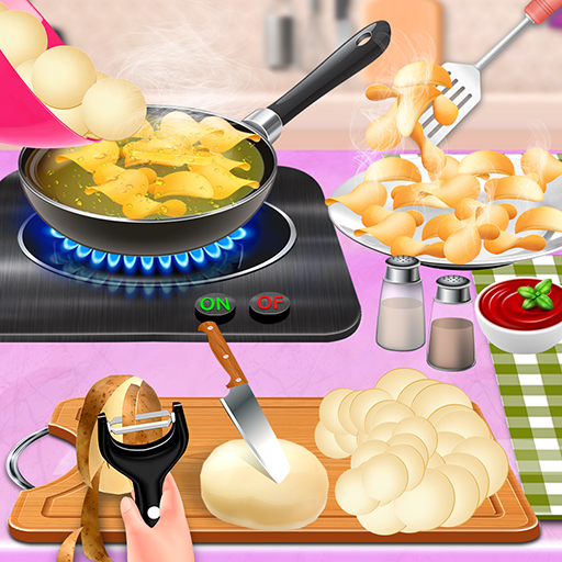 Circle French Fries Recipe- Delicious Cooking Game icon