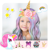 Unicorn Photo Editor 🦄 Photo Game For Girls icon