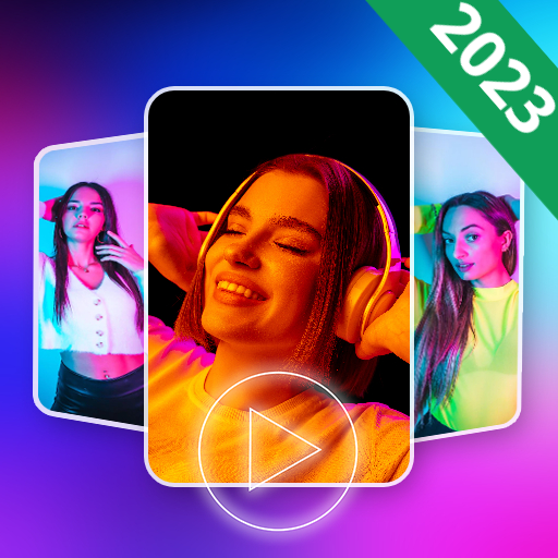 Video maker with photo &amp; music icon