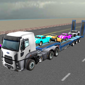 Car Transporter Trailer Truck icon