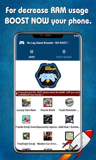 No Lag Game Booster: Play Games Faster / No - Root 2 تصوير الشاشة