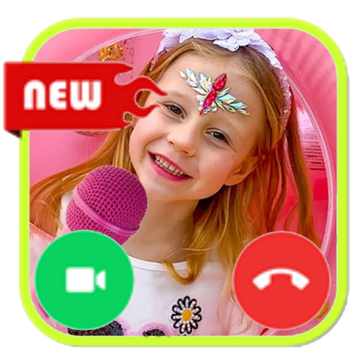 Nastya Call me : Fake Call and wallpapers icon