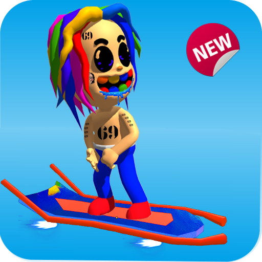 6ix9ine Endless Runner : Runaway from the police ! icon