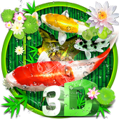 3D Koi Fish Bamboo Theme🐟 icon