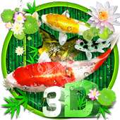 3D Koi Fish Bamboo Theme🐟