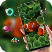 Colorful cute clownfish in the water grass theme on 9Apps