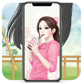 Kawaii Laurra Girl Wallpaper icon