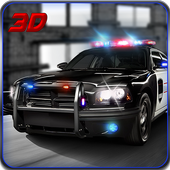 Real Police Car City Driver 3D icon