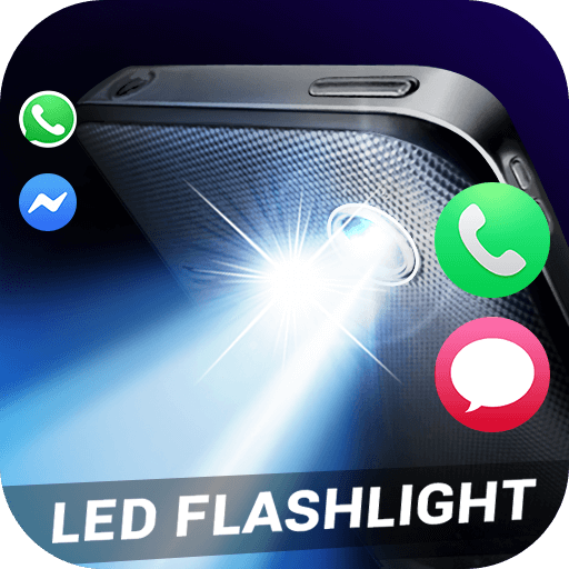 Flash Alert-LED flash on call icon