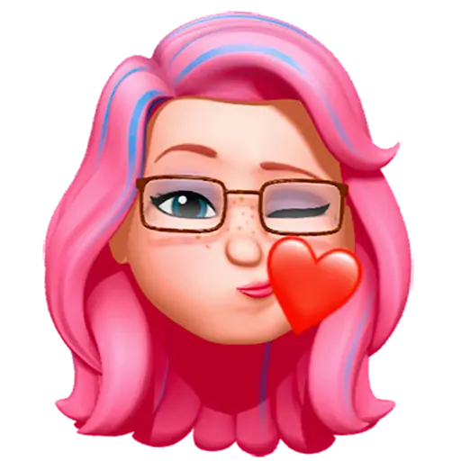Emoji &amp; Memojis Girly Stickers 3D - WAStickerApps icon