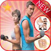 Bodybuilding &amp; Six Pack Photo Editor icon