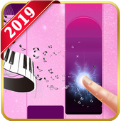 Magic Pink Piano Tiles - Music Game 2019 icon