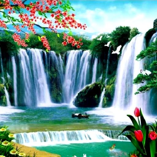 Waterfall Wallpaper, HD Waterfall Backgrounds icon