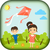 Kite Photo Frame icon