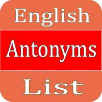 English Antonyms List