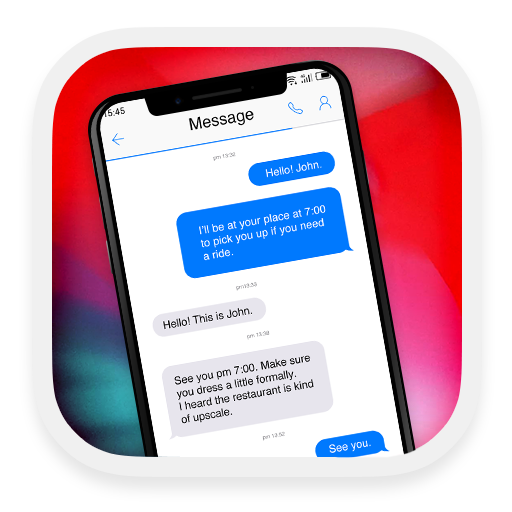 OS 12 Message theme for Sms иконка