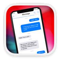 OS 12 Message theme for Sms on 9Apps