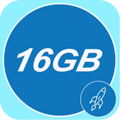 16GB Ram Cleaner Booster Cleaner App pro2018 icon