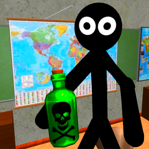 Stickman Teacher. Neighbor School Escape 3D icon
