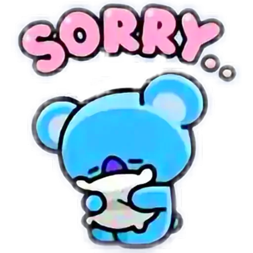 i'm sorry stickers for whatsapp icon