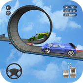 Impossible Air Car Stunt - Car Driving Simulator icon