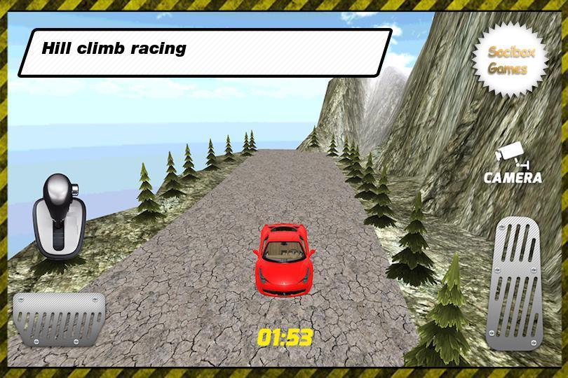 Race Car Hill Climb Racing screenshot 2