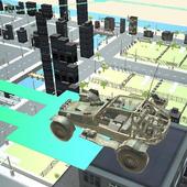 Car Building Parking icon