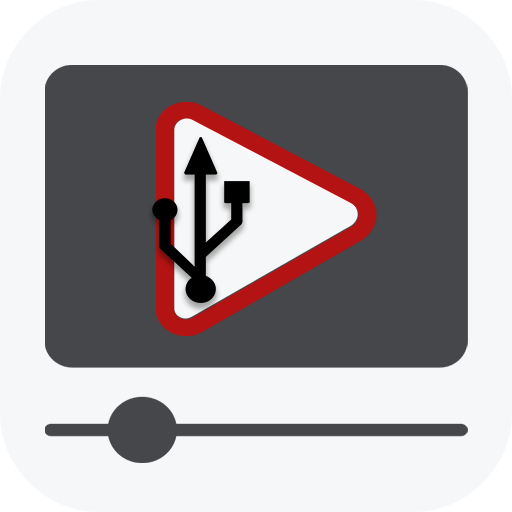 usb otg audio video player icon