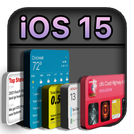 iOS 15 widgets for KWGT icon