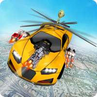 Flying car shooting games 2020: New car games 2020