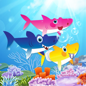 familly shark adventure icon