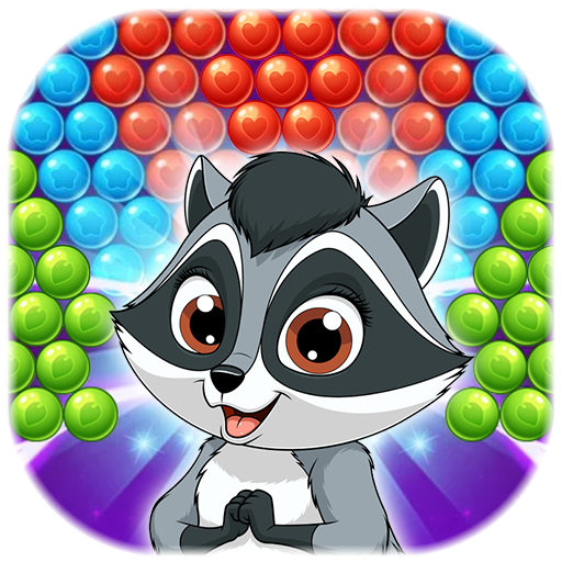 Raccoon Bubble Rescue icon