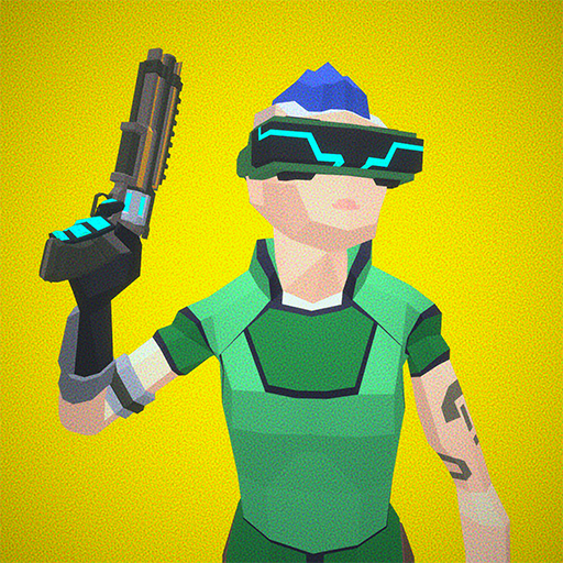 Polygon Cyber World 77: Crime Shooting Games icon