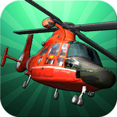 Helicopter Flying Race Game 3D icon