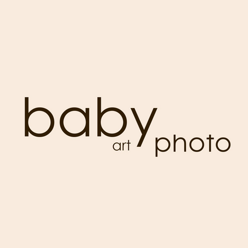 Baby art photo icon