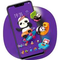 Panda theme for animal best launcher HD V15 Pro