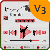 Karate Music Player Skin icon
