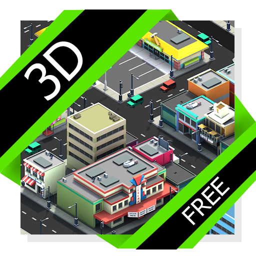 Toon Town 3D Live Wallpaper icon