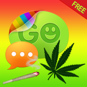 Theme Weed Ganja for GO SMS icon